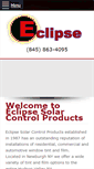 Mobile Screenshot of eclipsesolarcontrolproducts.com